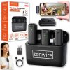 Mikrofón Zenwire 2x Mini Kravatový Bezdrôtový Mikrofón, Duálny