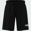 ADIDAS ADIDAS detské bavlnené šortky čierne 15-16 r (176 cm)