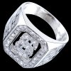 Silver.ag Prsteň strieborný, zirkón, pečatný R3111