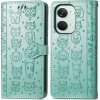 PROTEMIO 65469 ART Peňaženkový kryt OnePlus Nord 3 5G ANIMALS zelený