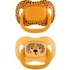 Canpol babies BabiesBoo silikon symmetrical Soother cumlík orange 2 ks