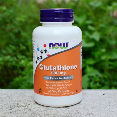 Now Glutathione 500 mg 60 rostlinných kapsúl