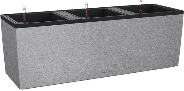 Elegantný Lechuzia Trio stone 30 v príjemnom kamennom sivom prevedení – ideálna dekorácia a praktické uloženie pre rastliny.