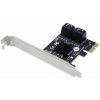 Conceptronic EMRICK03G 4-Port-SATA-PCIe-Card