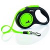 FLEXI Automatické vodítko New Neon S, délka 5 m, zelené