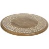 Chic Antique Drevený servírovací otočný podnos Tapas Tours Tray 40x7 cm
