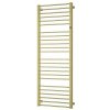 Instalprojekt - Kúpeľňový radiátor PIKO zlatá farba - Farba - Zlatá, Odporúčaná vykurovacia tyč - 400 W, Rozmer A - 55 cm, Rozmer C - 115 cm, Skutočný rozmer radiátora - 530 x 1129 mm, Typ pripojenia