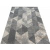 Wilsondo Sivý vzorovaný koberec Feel Rozmer: 80x150 cm