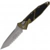 Microtech SOCOM ELITE AUTO T/E APOCALYPTIC FULL SERRATE OD GREEN 161A-12APOD