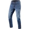 REVIT nohavice jeans REED SF Short medium blue used - 33