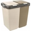 Plastový odpadkový kôš Orion 20 l, viacfarebný
