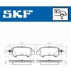 SKF Sada brzdových platničiek kotúčovej brzdy VKBP 90418 A