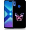 Picasee silikónový prehľadný obal pre Honor 8X - Diamanty Purple