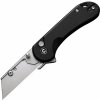 CIVIVI Elementum Utility Black Aluminum Handle Stonewashed S/S Blade Holder Plain