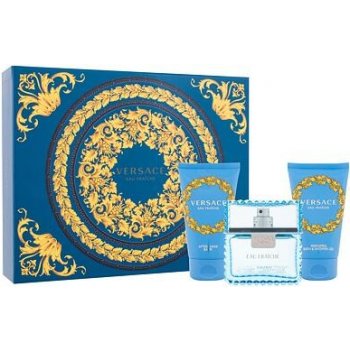 Versace Eau Fraiche Man EDT 50 ml + sprchový gél 50 ml + balzam po holení 50 ml darčeková sada