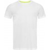 STEDMAN ACTIVE 140 CREW NECK / Pánske športové tričko so vzorom - white S