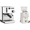 Rancilio Silvia E, white + Ascaso H64, white