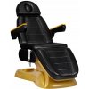 Elektrické kozmetické kreslo SILLON Lux 273b 3 motory zlaté čierne