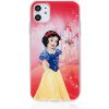 AppleMix DISNEY kryt pre Apple iPhone 11 - Snehulienka - gumový - ružový