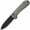 Civivi Button Lock Elementum II CIVIVI Diamond Patterned Gray Aluminum HandleBl