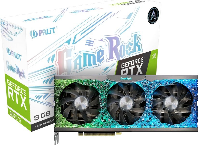 Palit GeFoce RTX 3070 Ti Gamerock 8GB GDDR6X NED307T019P2-1047G