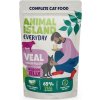 ANIMAL ISLAND Everyday Veal and poultry with liver - mokré krmivo pro kočky - 4 x 85g