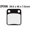 NISSI BRAKE PADS 2P-206GS SINTER METAL