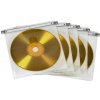 Hama ochranné obaly Double, pre 2 CD/DVD, biele, balenie 50 ks (cena za balenie)