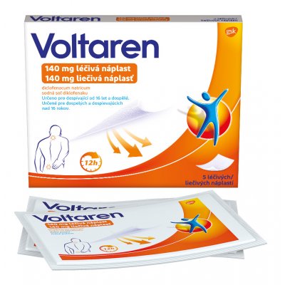 Voltaren 140 mg liečivá náplasť emp.med.5 x 140 mg