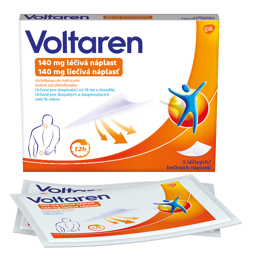 Voltaren 140 mg liečivá náplasť emp.med.5 x 140 mg