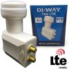 DI-WAY White Leopard Line, twin LNB 0,1dB