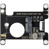 Waveshare PCIe na M.2 E KEY HAT (D) pre Raspberry Pi 5, kompatibilný s rôznymi bezdrôtovými sieťovými kartami