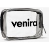 VENIRA kozmetická taška, priehľadná, čierna, veľ. L priehľadná, čierna, veľ. L