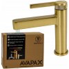 Stojanková umývadlová batéria Avapax Umývadlová batéria AUREVO, zlatá