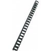 Plastové hrebene GBC 21R 19mm čierne - 21 - vrstva - 100 kusov - 100 KS - 121-150 list - Čierna - 19 mm - GBC GBC