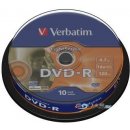 Verbatim DVD-R 4,7GB 16x, 10ks