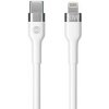 Kábel Forever GSM115426 datový Flexible USB-C/Lightning, 2m, bílý