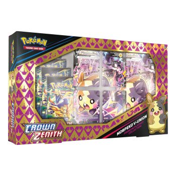 Pokémon TCG Crown Zenith Premium Playmat Collection Morpeko V Union Box