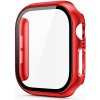 AppleMix Tvrdené sklo + rámček pre Apple Watch 42 mm Series 10 - červené