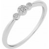 Eppi Minimalistický diamantový prsteň Griff R44859