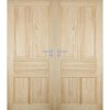 ArchoD - Dvojkrídlové drevené dvere dyhované z borovice Panama