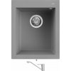 Elleci QUADRA 100 G48 cemento + Deante CORIO BFC 060M chróm