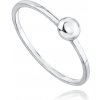 MINET JMG0224WSR - Elegantný prsteň z bieleho zlata s guľôčkou Au 585/1000 50 1.00 g