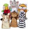 Melissa & Doug - Maňušky Safari, 6 ks
