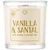 Goodie Sviečka s dreveným praskajúcim knôtom - Vanilla & Santal 50 g