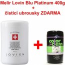 L´OVIEN Essential Blu Platinum bezprašný platinový melír sáček, náhradní náplň 400 g