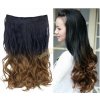 Clip in rýchlopás kučeravý na predlžovanie a zahustenie vlasov ombre 888 / 1BT27