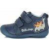 D.D.Step D.D. Step kožené topánky 015 fosforeskujúce dino - royal blue Veľkosť-obuvi: 19