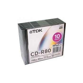 TDK CD-R 700MB 52x, 10ks