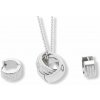 Ewena Strieborná súprava z chirurgickej ocele krúžky